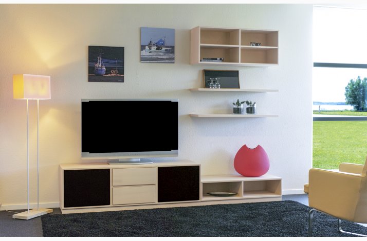Reolsystem 3028 serie 3000 reoler klim furniture a/s Tv reolsystem